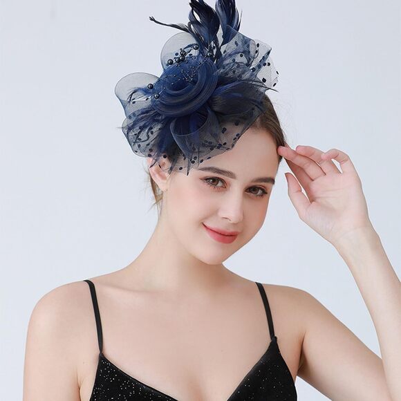 3852 Fascinators Tea Party Hat For Women- Kentucky Church Derby Hats Flower main image 5